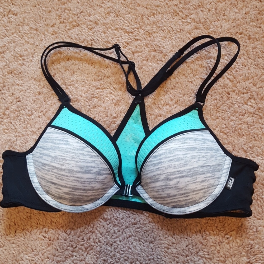 Pink bra
